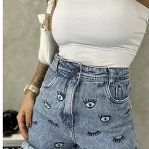 Shorts Jeans Ojo Griego (1428)